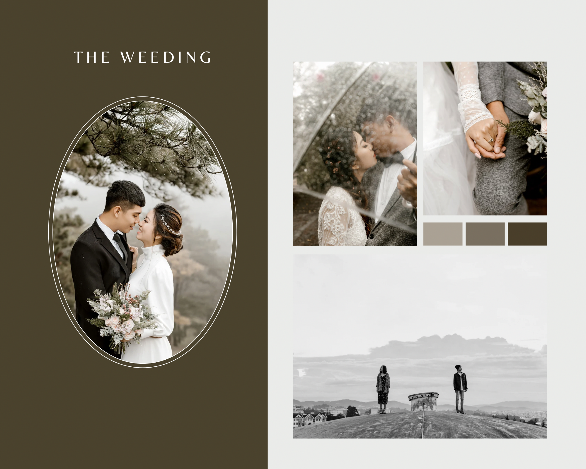 photo collage the weeding